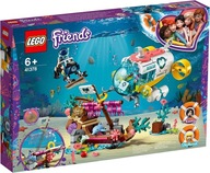 LEGO Friends 41378 Na Ratunek Delfinom Statek Mapa