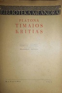 Platona Timaios Kritias - Praca zbiorowa