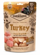 CARNILOVE RAW FREEZE-DRIED SNACKS TURKEY / Morka monoproteínová 60g