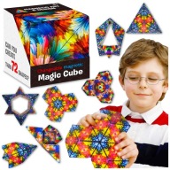 MÁGIKUS MÁGNESES KOCKA STRESSZOLDÓ KIRAKÓ 72DB-OS MAGIC CUBE FIDGET