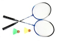 BADMINTON METALOWY 2 RAKIETKI + akcesoria 2405