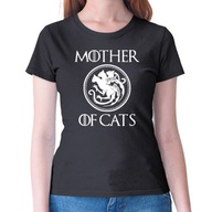 koszulka mother of cats dla psiarza pies