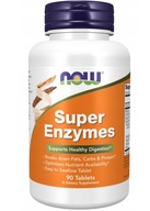 NOW Super Enzymes 90 tabliet Tráviace enzýmy