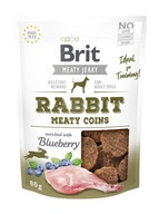 BRIT JERKY RABBIT MEATY COINS / Taniere s králikom 80g