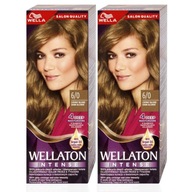 Wellaton Intense Farba na vlasy 6/0 Tmavá Blond s arganovým olejom x2