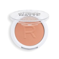 Makeup Revolution Super Matte Pressed Powder Puder matujący Medium Tan 6g