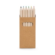 Ceruzky drevené ceruzky v krabici 6ks prírodné