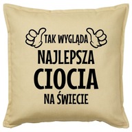 NAJLEPSZA CIOCIA poduszka 50x50 prezent