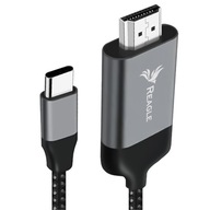 Kabel Adapter USB-C 3.1 TYP C do HDMI 4K 60Hz MHL