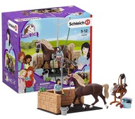 SCHLEICH zestaw Myjnia dla koni Emily i Luna Figurki + akcesoria zabawka