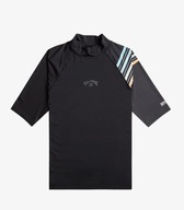 BILLABONG KOSZULKA Z KRÓTKIM RĘKAWEM UPF 50 RASH KAMIZELKA MĘSKA CZARNA M