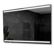 Kúpeľňové zrkadlo LED podsvietené 80x60 DENVER