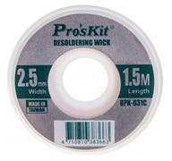 Plecionka do cyny Pro'sKit 8PK-031C 2,5 mm x 1,5 m