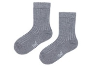 EMEL Ponožky ESK100-83 27-30 Pruhy bavlna tmavo šedá