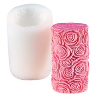 Silikónová forma na voskové sviečky Forma Kvety ruže Rose MF-451