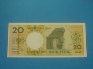 Polska Gdańsk Banknot 20zł A ! 1990 UNC Neptun