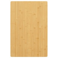 Blat do stołu, 60x100x2,5 cm, bambusowy