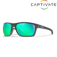Okulary Wiley X KINGPIN Captivate Green Mirror Matte Graphite Frame
