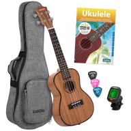 Koncert ukulele - Cascha HH2036 Concert Mahogany Bundle