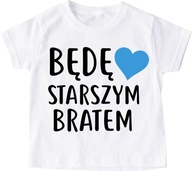 T-shirt koszulka dziecięca będę starszym bratem roz 92