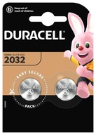 Zestaw 2 sztuk baterii litowych Duracell 3V CR2032