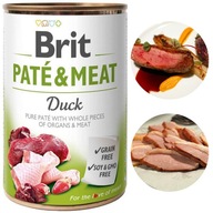 BRIT Pate&Meat Duck Mokra Karma Dla Psa Z Kaczką Chicken Dog Adult 400g