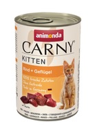 Animonda Carny Kitten Wołowina + Drób puszka 400g