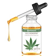 Olej Konopny 50ml Cannabis Sativa 100% SportRecord