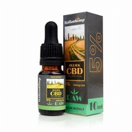 Olejek konopny CBD RAW 5% 500mg FULL SPECTRUM