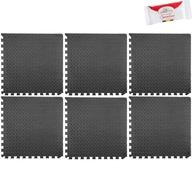 ZESTAW MAT OCHRONNYCH WARSZTAT 6 SZTUK 60X60CM 12MM GRUBOŚCI YT-08780