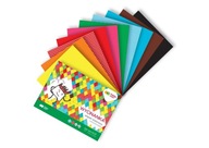 Blok Wycinanka A4 10 ark 100 g Happy Color zeszyt papierów kolorowych