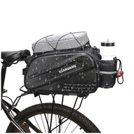 Taška na bicykel na nosič vodotesné pevné vrecko, kufor na bicykel