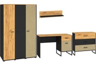 zestaw biurko komoda duża 120 szafa nowoczesne meble dla dzieci Colt E