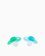 SMOCZKI USPOKAJAJĄCE TWISTSHAKE 2X PACIFIER 6+M PASTEL BLUE GREEN