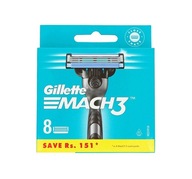 GILLETTE MACH3 WKŁADY DO MASZYNKI W KARTONIKU 8 SZTUK