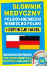 Słownik medyczny polsko-niemiecki niemiecko-polski + definicje haseł+ CD