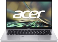 Notebook Acer Spin 3 14 " Intel Core i3 16 GB / 512 GB strieborný