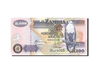 Banknot, Zambia, 100 Kwacha, 1992-1996, 2008, KM:3