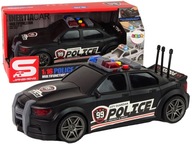 Športové Auto Polícia 1:16 Čierny Zvuk