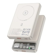 HOCO powerbank 10 000 mAh kompatybilny z MagSafe PD QC3.0 3A 22,5W Q18 biał