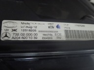 light right REFLEKTOR MERCEDES GLK 204 LIFT 12