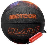 METEOR Basketbalová lopta Kôš Rekreačný Kôš Veľkosť 5 + Pumpa