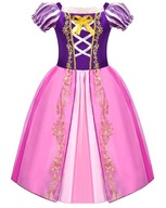Rozprávkové šaty s výšivkou veľ. 104 - Princezná Locika