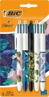 BIC 4 Colours Message Botanical blister