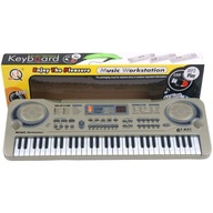 Keyboard MQ-811 Organki, 61 Klávesy, Napájací adaptér, Mikrofón, USB