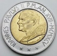 WATYKAN - 500 Lirów - Jan Paweł II - Kain zabijający Abla - 1995