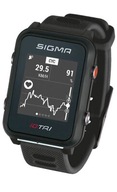 Smartwatch SIGMA ID.TRI, Monitor Snu, czarny