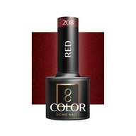 OCHO NAILS Hybridný lak red 208 -5 g