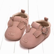 Topánky topánočky nie sú dojčenské jarné RUŽOVÁ PRASIATKA 6-12m 11,5 cm 18 19