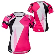 T-shirt sportowy damski Glam Pink rozmiar L